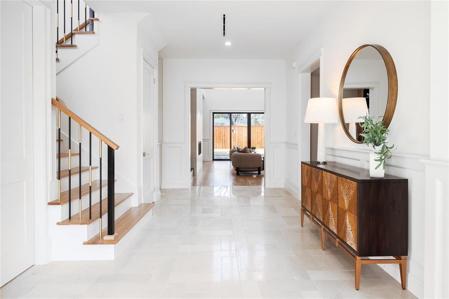 Furnished interior view inside a new home in , Dallas (Image 9).