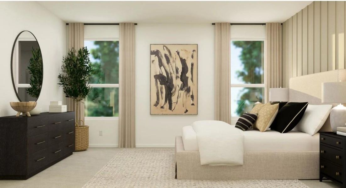 Furnished interior view inside a new home in Magnolia Forest, Montgomery (Image 13).