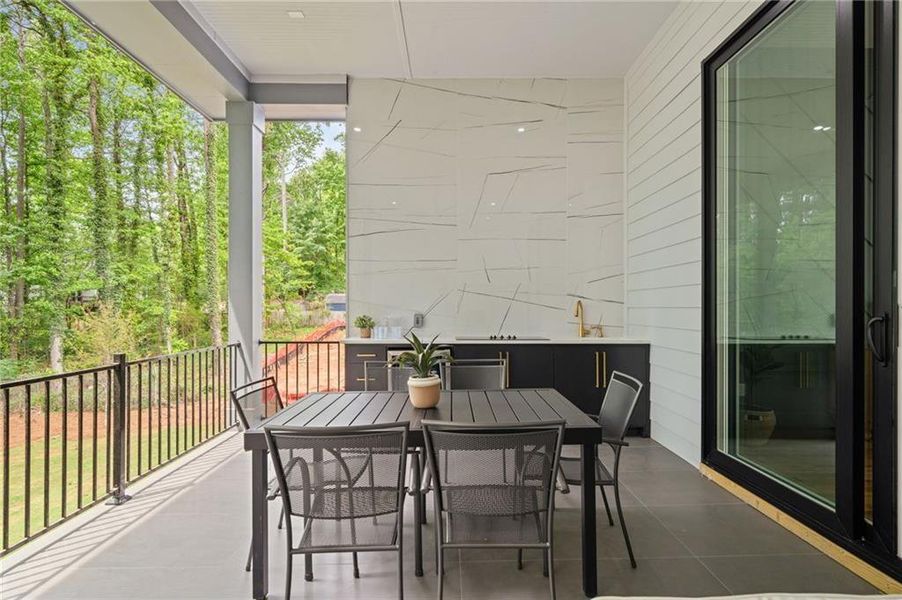 Exterior details and patio area of a home in , Alpharetta (Image 3).