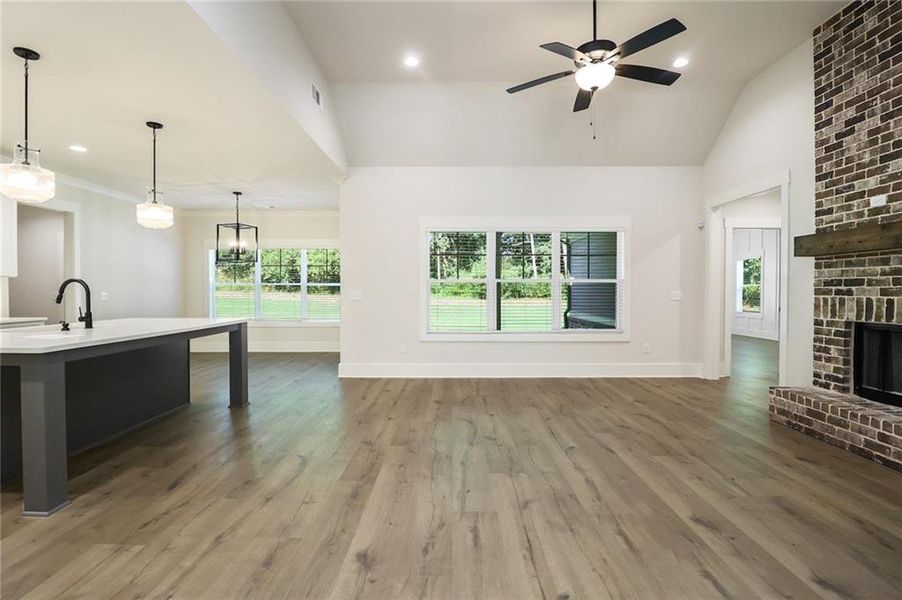 Furnished interior view inside a new home in Nunnally Farm Rd, Monroe (Image 9). Furnished interior view inside a new home in Nunnally Farm Rd, Monroe (Image 9).