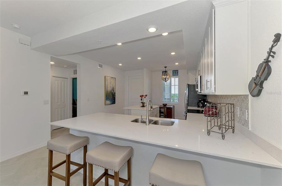 Furnished interior view inside a new home in Wellen Park Golf & Country Club, Venice (Image 42).