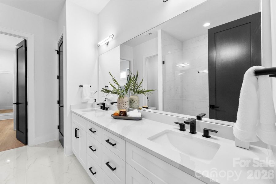 Furnished interior view inside a new home in , Charlotte (Image 19).