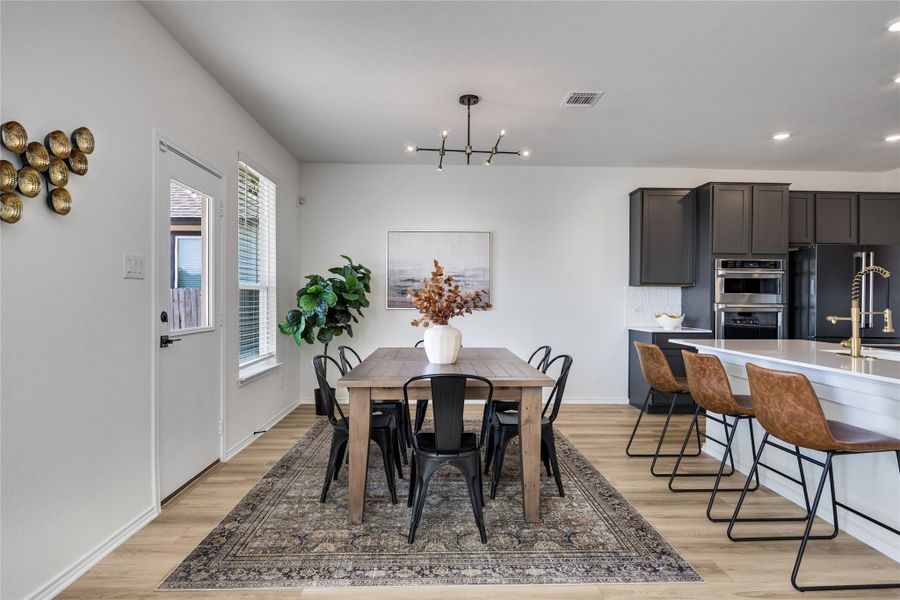 Furnished interior view inside a new home in Retreat at San Gabriel, Georgetown (Image 13).