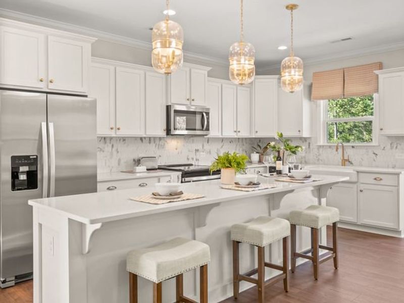 Representative furnished interior of a home built from the Declan by True Homes in Tillery Tradition, Mount Gilead (Image 2).