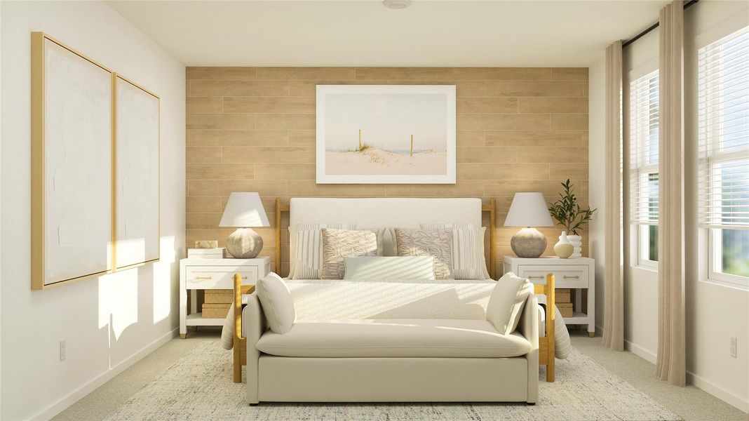 Furnished interior view inside a new home in Elm Creek, Elgin (Image 13).
