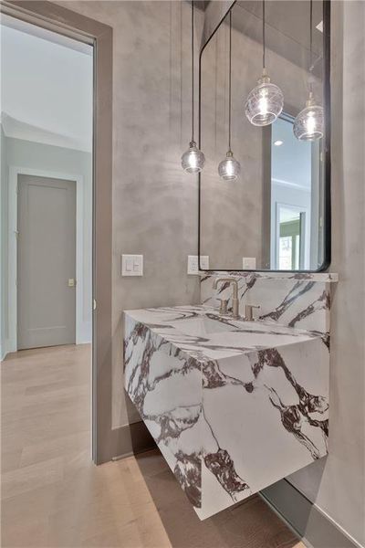 Furnished interior view inside a new home in , Atlanta (Image 13).