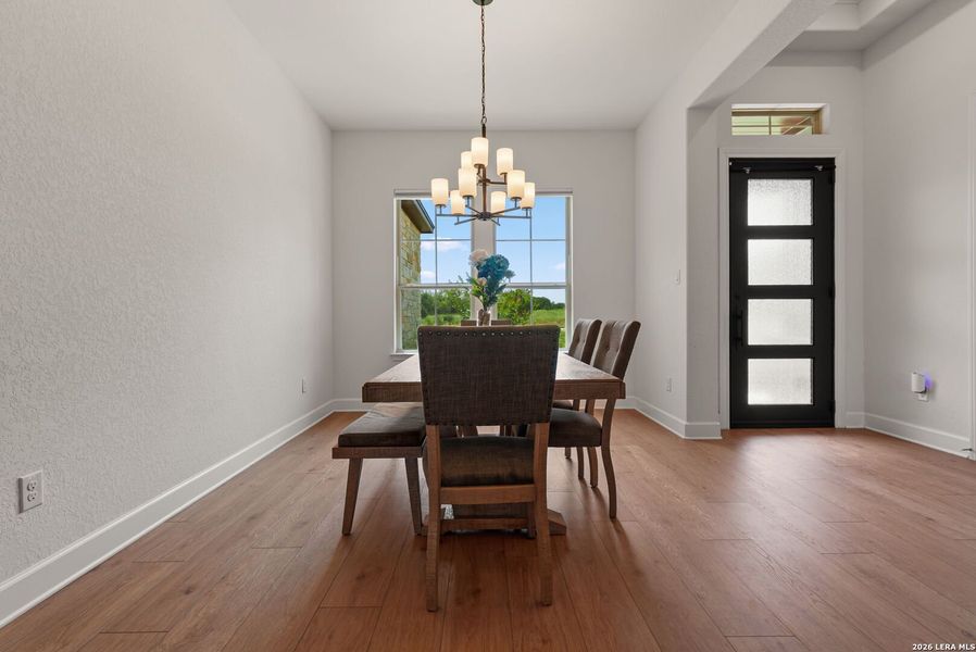 Furnished interior view inside a new home in Legend Park, Castroville (Image 5).