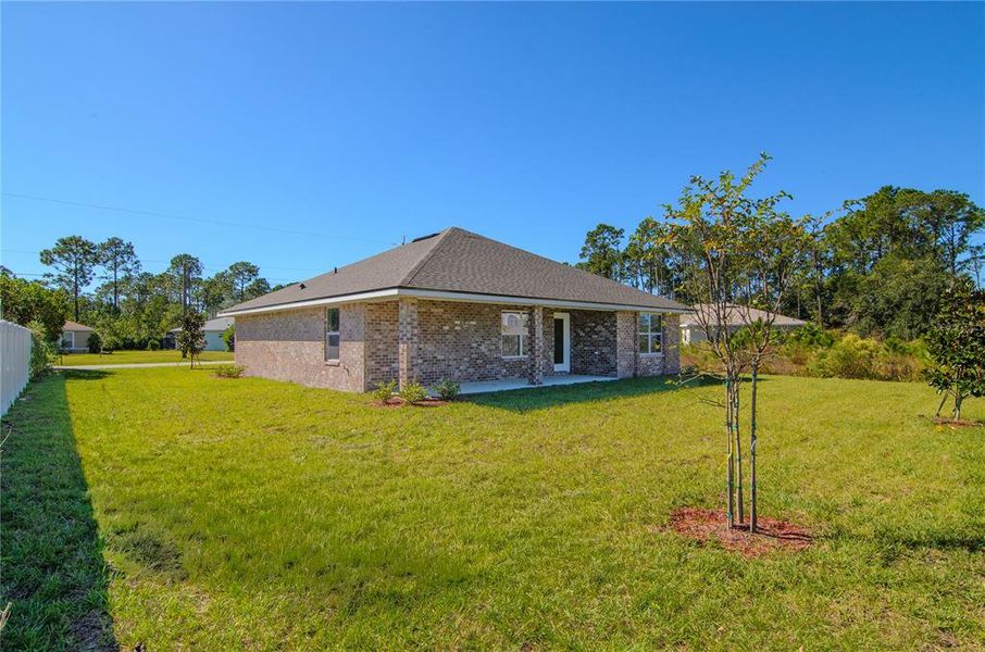 Exterior details and patio area of a home in Palm Coast, Palm Coast (Image 24).