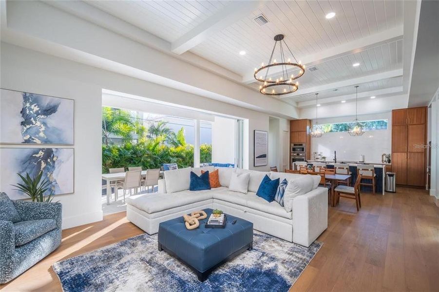 Furnished interior view inside a new home in , Sarasota (Image 8).