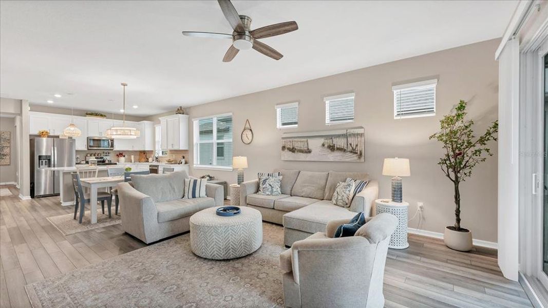 Furnished interior view inside a new home in , Parrish (Image 7).