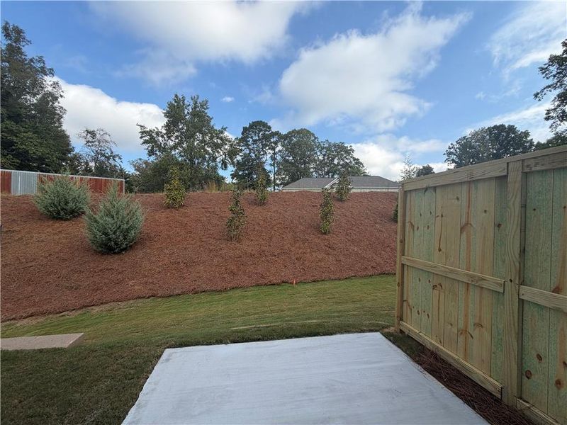 Exterior details and patio area of a home in , Dawsonville (Image 2). Exterior details and patio area of a home in , Dawsonville (Image 2).