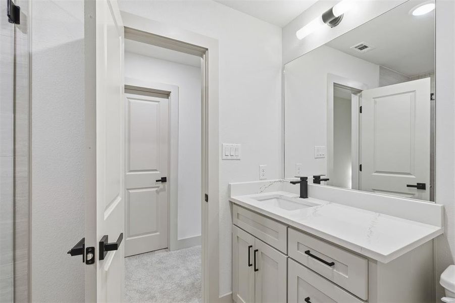 Furnished interior view inside a new home in , Fort Worth (Image 13).