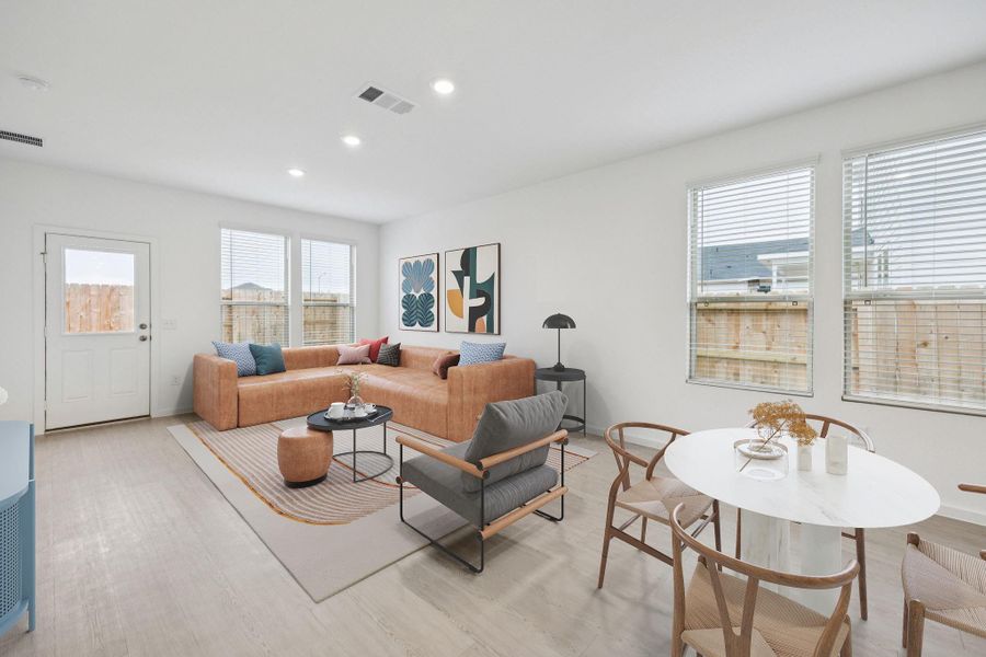 Furnished interior view inside a new home in Crosby Farms, Crosby (Image 7).