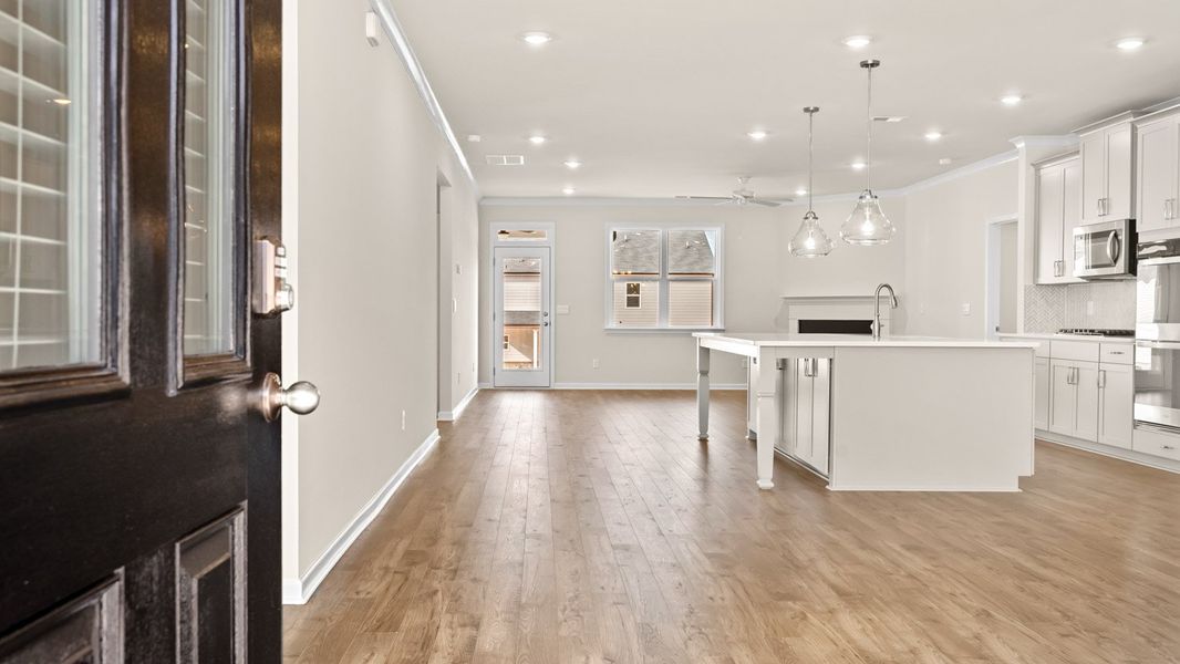 Representative furnished interior of a home built from the Marlene by D.R. Horton in The Gates at Pates Creek, Hampton (Image 5).