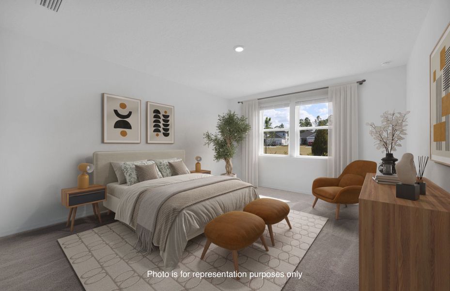 Furnished interior view inside a new home in Hyland Trail, Green Cove Springs (Image 5).
