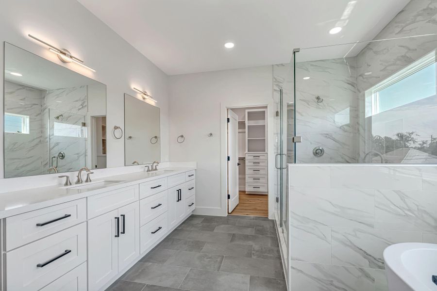 Furnished interior view inside a new home in , Houston (Image 13).