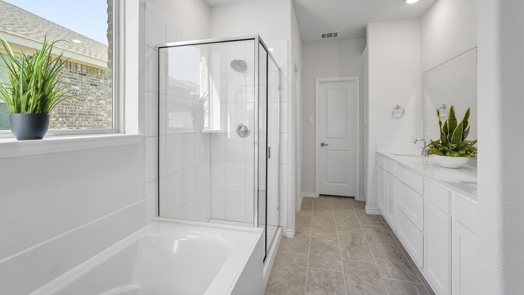 Representative furnished interior of a home built from the Lakehurst by D.R. Horton in The Woods at Lindsey Place, Anna (Image 24).