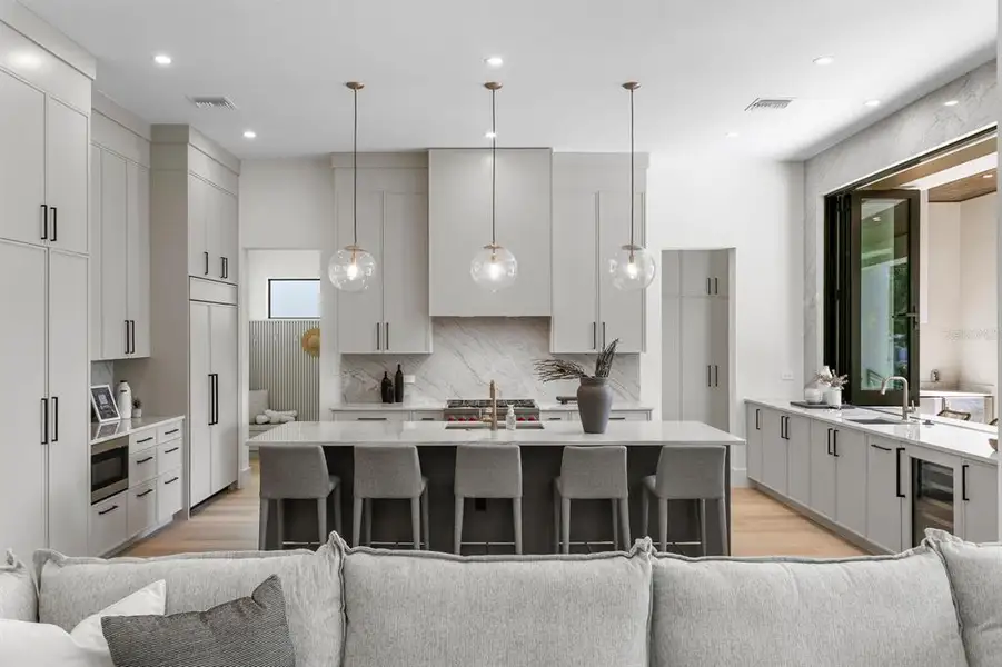 Furnished interior view inside a new home in , Tampa (Image 12). Furnished interior view inside a new home in , Tampa (Image 12).