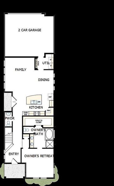 2D floor plan layout of this home in The Retreat at Harvest, Argyle, TX (Image 2). 2D floor plan layout of this home in The Retreat at Harvest, Argyle, TX (Image 2).