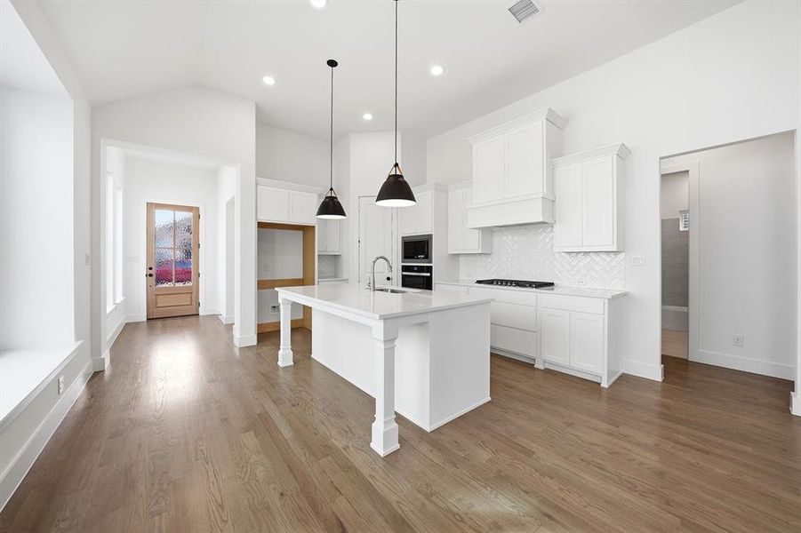 Furnished interior view inside a new home in Cottages of Celina, Celina (Image 10).
