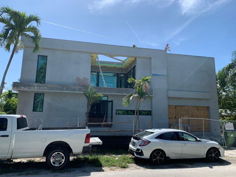 In-progress construction of a new home in , Fort Lauderdale, FL (Image 34).