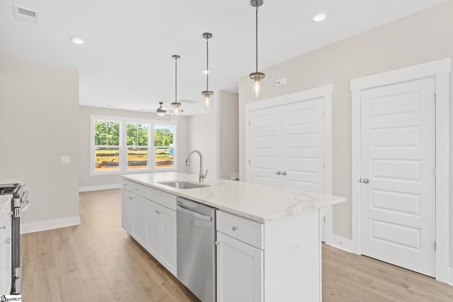 Furnished interior view inside a new home in Renaissance Place, Greenville (Image 9).
