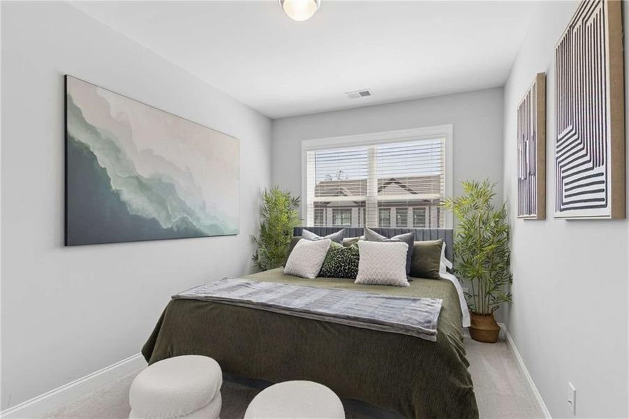 Furnished interior view inside a new home in , Atlanta (Image 28).