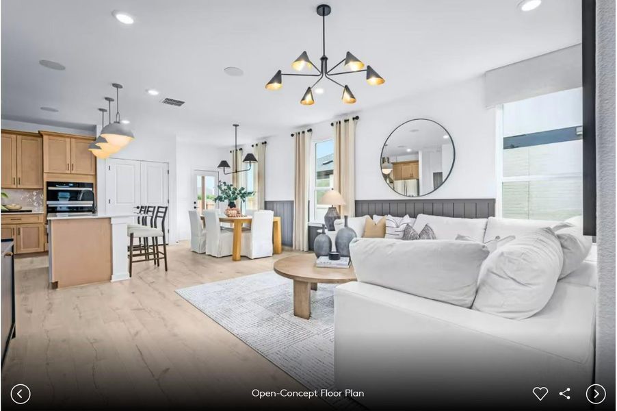 Interior photos- Photo of Pulte model home with same floor plan, not of actual home listed.