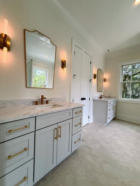 Furnished interior view inside a new home in , Isle Of Palms (Image 49). Furnished interior view inside a new home in , Isle Of Palms (Image 49).