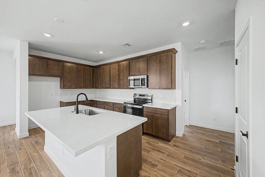 Furnished interior view inside a new home in Bentridge, Buckeye (Image 5).