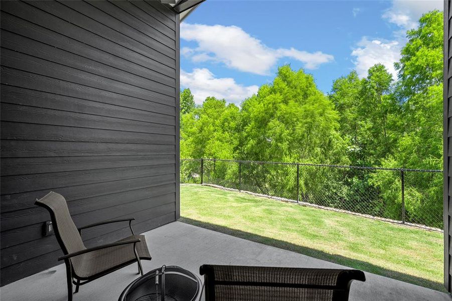 Exterior details and patio area of a home in , Waco (Image 3). Exterior details and patio area of a home in , Waco (Image 3).