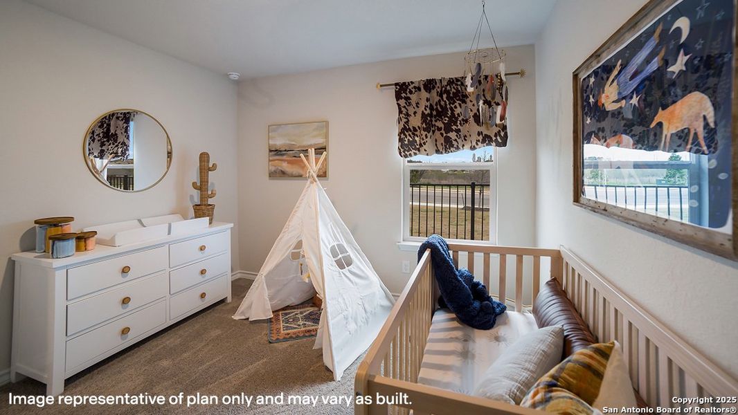 Furnished interior view inside a new home in Redbird Ranch, San Antonio (Image 7).
