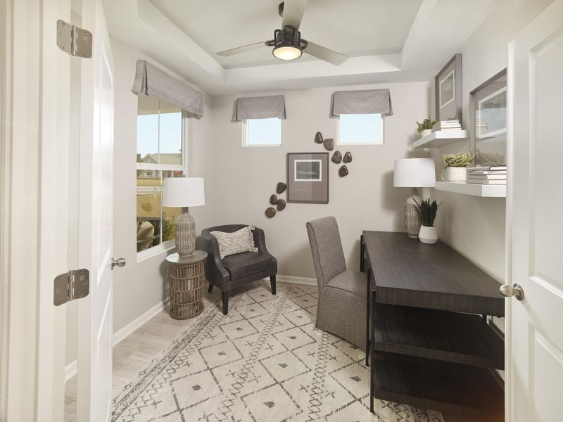 Furnished interior view inside a new home in Del Webb Charleston at Nexton, Summerville (Image 9).