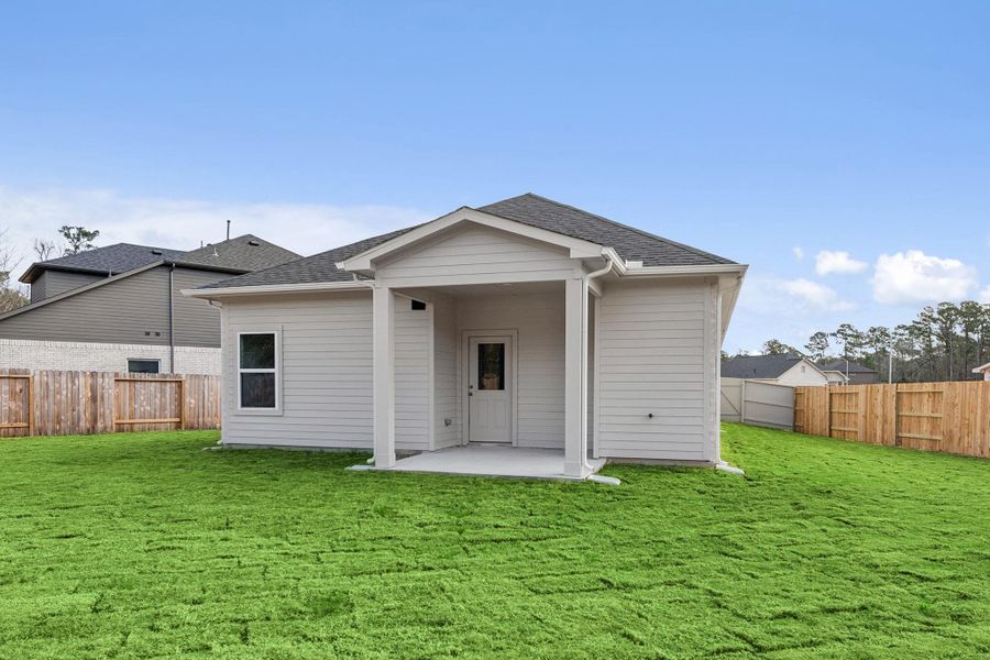 The Mockingbird II- Rear Covered Patio The Mockingbird II- Rear Covered Patio