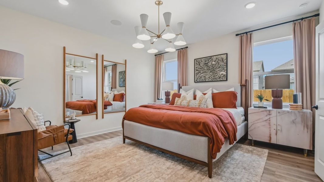 Furnished interior view inside a new home in Creeks Crossing, Elgin (Image 15).