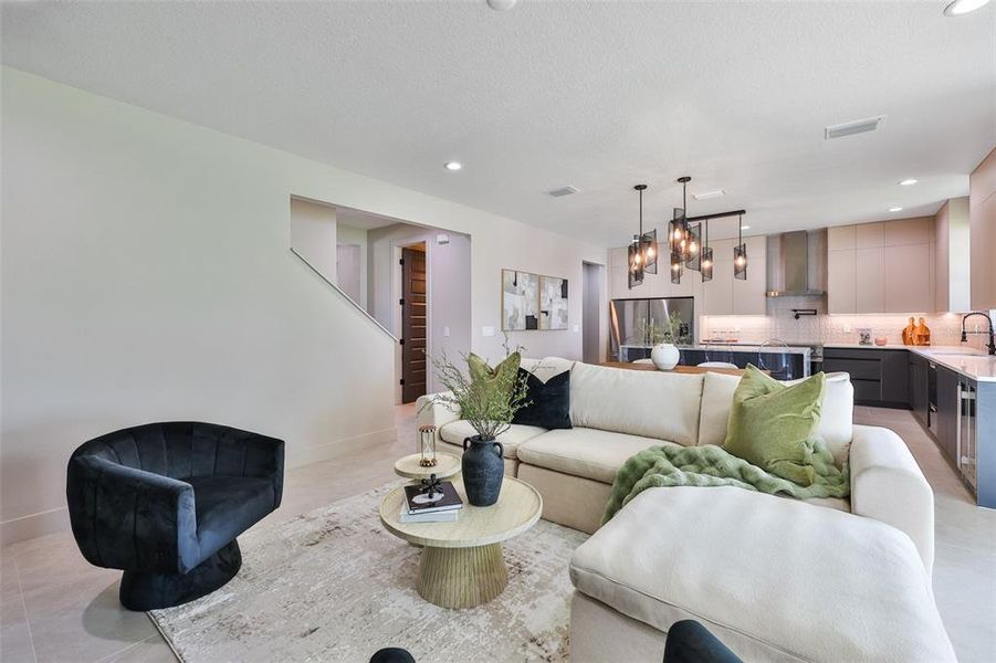 Furnished interior view inside a new home in , Tampa (Image 9).