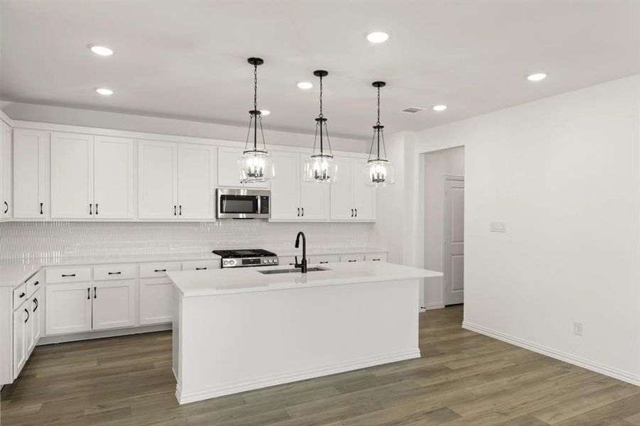 Furnished interior view inside a new home in Devonshire 40s, Forney (Image 5).