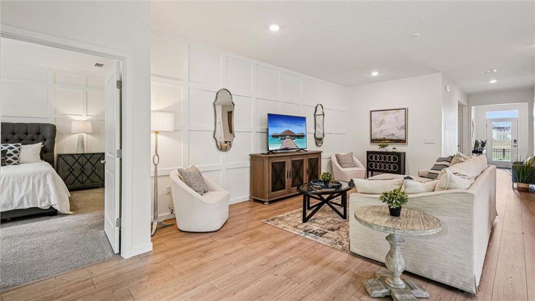 Furnished interior view inside a new home in Twisted Oaks, Wildwood (Image 10).