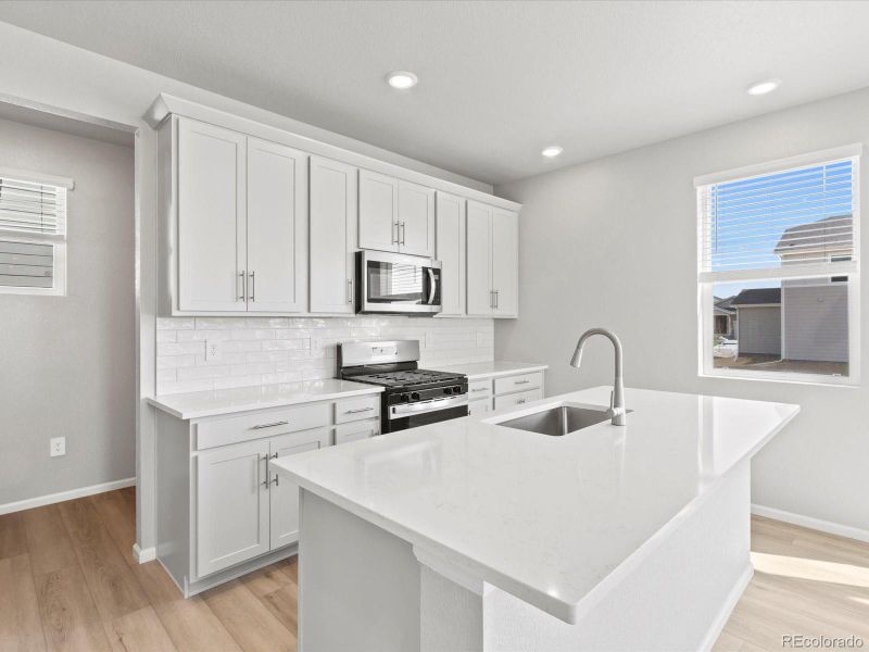 Furnished interior view inside a new home in Revere at Johnstown, Johnstown (Image 16).