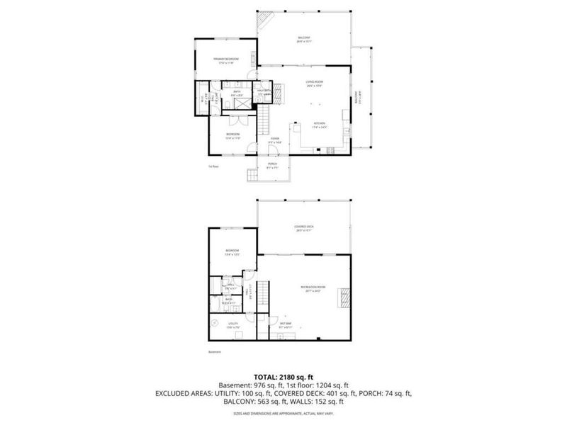 2D floor plan layout of this home in , Mineral Bluff, GA (Image 7).