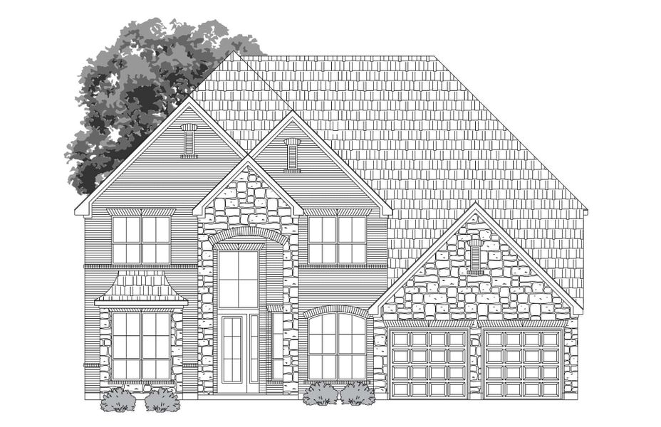 Representative rendering of the exterior for the 4198 by Ravenna Homes (Image 4).