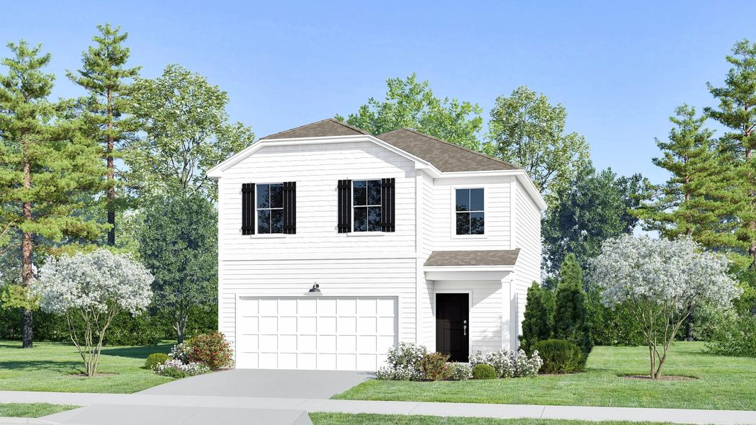 Exterior B5 with landscaping Exterior B5 with landscaping