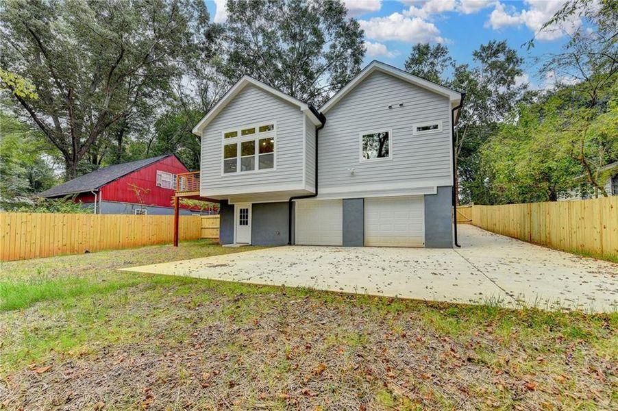 Exterior details and patio area of a home in , Atlanta (Image 2).