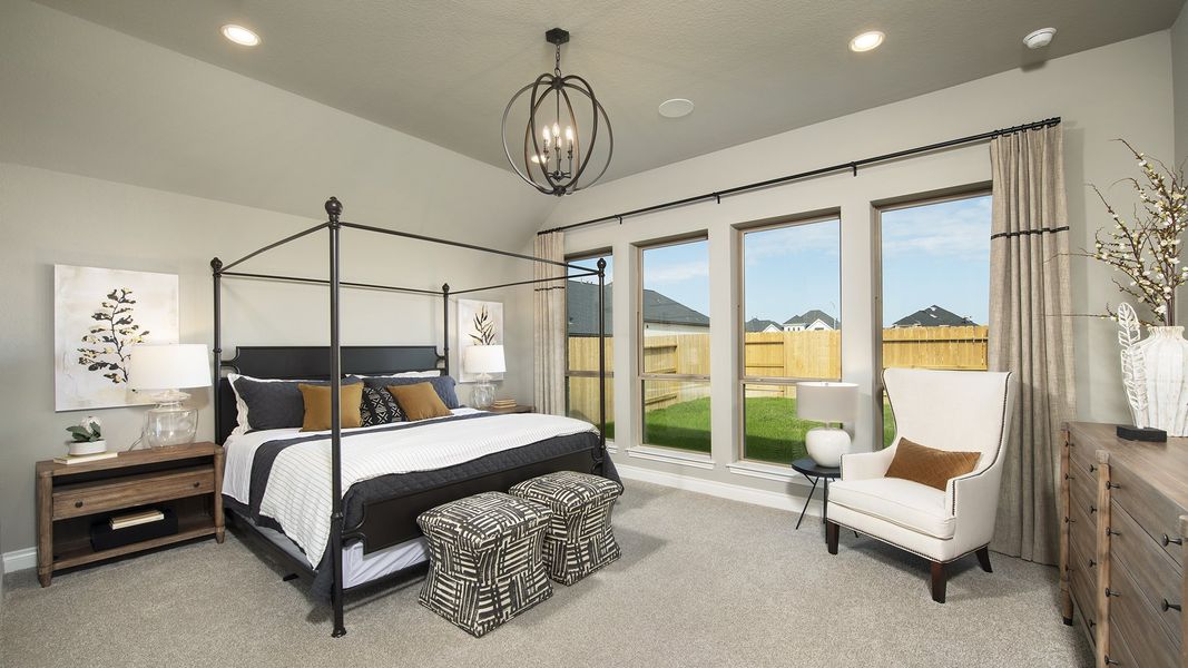 Furnished interior view inside a new home in Valencia, Manvel (Image 9). Furnished interior view inside a new home in Valencia, Manvel (Image 9).