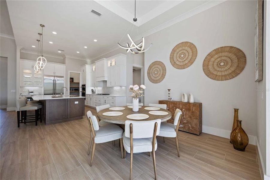 Furnished interior view inside a new home in , Sarasota (Image 13).