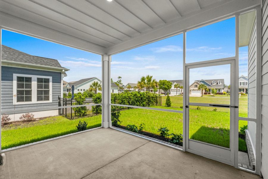 Exterior details and patio area of a home in Creek Pointe, Moncks Corner (Image 4). Exterior details and patio area of a home in Creek Pointe, Moncks Corner (Image 4).