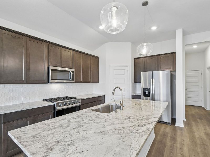 Furnished interior view inside a new home in Opal Meadows, Kyle (Image 5).