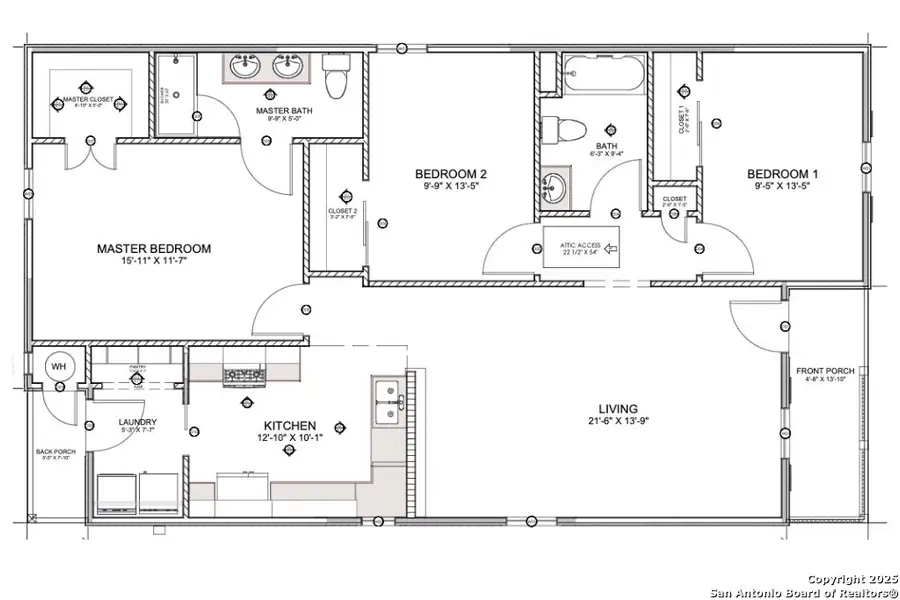 2D floor plan layout of this home in , San Antonio, TX (Image 5). 2D floor plan layout of this home in , San Antonio, TX (Image 5).