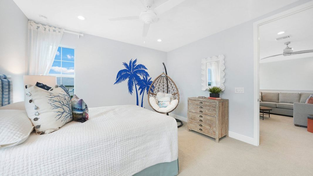 Furnished interior view inside a new home in SkySail Real Estate and Homes for Sale in Naples, FL - Neal Communities, Naples (Image 17).
