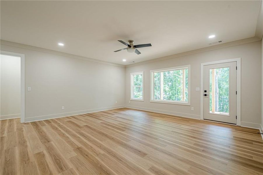 Spacious, unfurnished interior of a new home in , Woodstock (Image 31).